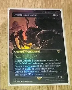 Orcish Bowmasters - Foil Borderless - LOTR: Tales of Middle Earth (MTG) - Image 1