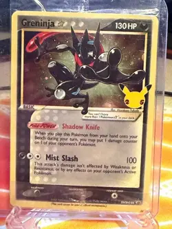 Greninja Gold Star SWSH144 Pokemon Celebrations Black Star Promo SEALED - Image 1