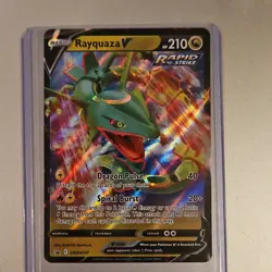 Pokemon Rayquaza V SWSH147 Sword & Shield Promo Rapid Strike Holo 210HP - Image 1