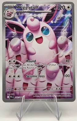 Pokemon TCG Wigglytuff 105/94 Phantasmal Flames Illustration Rare NM/MT - Image 1