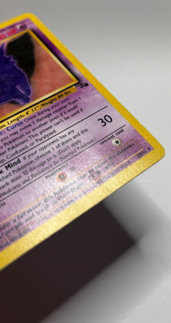 POKEMON FOSSIL GENGAR 20/62 RARE 1ST EDITION HP - Image 4