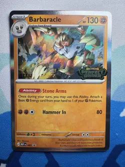 2026 Barbaracle Perfect Order Prerelease Staff Promo 065 HOLO NM Stamped - Image 1