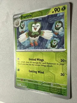 Pokemon TCG * SV Shroulded Fable * 4/64 Dartrix REVERSE HOLO C * FRESH PK - Image 2