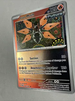 Pokemon TCG * SV Shroulded Fable * 9/64 Iron Moth REVERSE HOLO UC * FRESH PK - Image 2