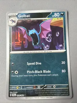Pokemon TCG * SV Shroulded Fable * 28/64 Golbat REVERSE HOLO Common * FRESH PK - Image 1