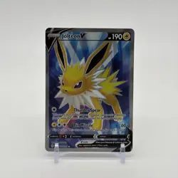 Jolteon V Full Art 177/203 Ultra Rare Evolving Skies Pokemon TCG NM - Image 1