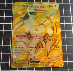 Arceus EX Pokemon Pocket Gold Crown Rare Holographic **Read Description** - Image 1