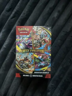 Mega Evolution Booster Bundle—Pokemon TCG—FACTORY SEALED—6 Packs Included - Image 1