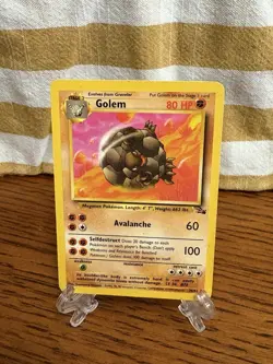 Pokemon Golem 36/62 Fossil Unlimited - Image 1
