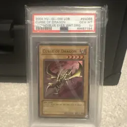 2004 Yu-Gi-Oh! Curse of Dragon LOB-066 PSA 10 Legend of Blue Eyes - Image 1