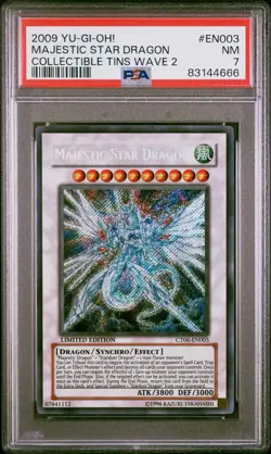 2009 Yugioh | MAJESTIC STAR DRAGON PSA 7 (CT06-EN003) English - Image 1