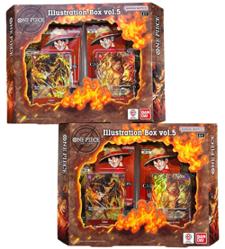 One Piece TCG: Illustration Box Vol. 5 - Lot of 2 FACTORY SEALED Boosters, Promo - Image 1