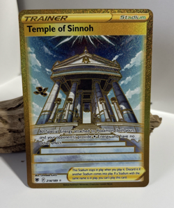 Temple of Sinnoh - Astral Radiance 214/189 - Gold Rare - NM - Pokemon Card - EN - Image 1