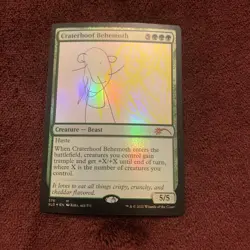 Craterhoof Behemoth Secret Lair Drop Foil 376 NM+ Unplayed MTG Magic Card - Image 1