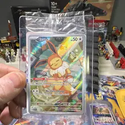 Pokemon TCG Eevee 173 Sv: Scarlet & Violet Promo Holo Boosted Evolution sealed - Image 1