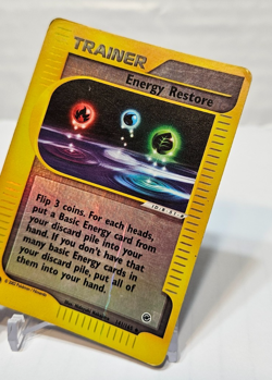 Energy Restore 141/165 Reverse Holo Uncommon Expedition Pokemon 214 - Image 4