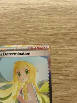 Lillie's Determination SIR Holo 184/132 Me01 Mega Evolution English Pokemon - Image 3