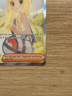 Lillie's Determination SIR Holo 184/132 Me01 Mega Evolution English Pokemon - Image 4