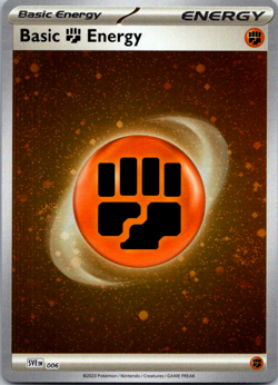 Fighting Energy - SVE006 - Pokemon 151 Holo Rare Card NM - Image 1
