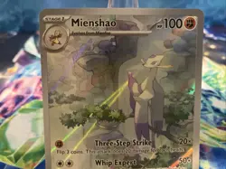 Mienshao Holo Pokemon Card 200/182 Sv04: Paradox Rift NM Condition - Image 3