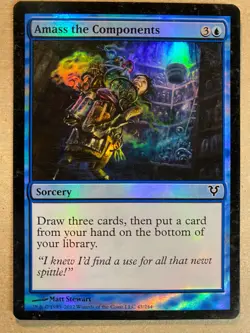 MTG 1x FOIL Amass the Components Avacyn Restored Magic the Gathering Card x1 LP - Image 1