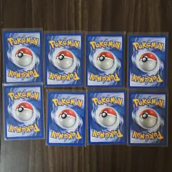 Pokemon TCG Base Set 1st Edition Mixed Lot [8] pristine cards - Image 2