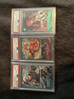 PSA 10 ONE PIECE Card Championship Promo Luffy Law Kid Complete Set Japanese - Image 1