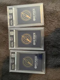 PSA 10 ONE PIECE Card Championship Promo Luffy Law Kid Complete Set Japanese - Image 2