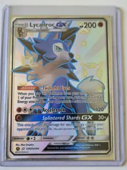 Lycanroc GX SV67/SV94 Hidden Fates Shiny Vault Full Art Holo Card Mint Condition - Image 1