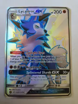 Lycanroc GX SV67/SV94 Hidden Fates Shiny Vault Full Art Holo Card Mint Condition - Image 2