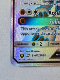 Lycanroc GX SV67/SV94 Hidden Fates Shiny Vault Full Art Holo Card Mint Condition - Image 3