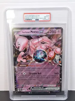 Team Rocket's Mewtwo ex 205 Jumbo Cards Holo - Image 1
