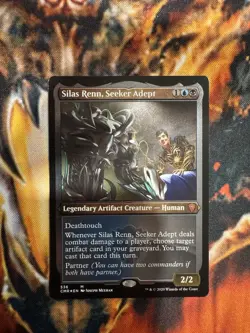 Silas Renn, Seeker Adept Foil Etched Commander Legends #536 MTG - Image 1