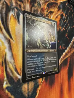 Silas Renn, Seeker Adept Foil Etched Commander Legends #536 MTG - Image 3