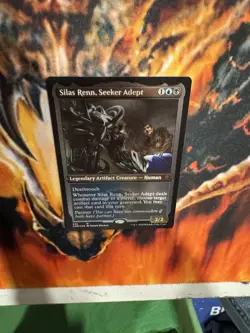 Silas Renn, Seeker Adept Foil Etched Commander Legends #536 MTG - Image 4