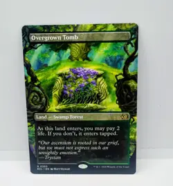 MTG Overgrown Tomb 350 (Borderless) - Lorwyn Eclipsed (ECL) Non Foil NM/MINT - Image 3