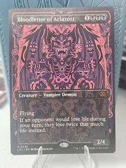 Bloodletter of Aclazotz Borderless NON-FOIL LCI #336 NM - MTG ENG - Image 1