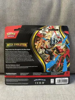 Pokemon TCG: Mega Evolution Golduck Triple Booster 3 Pack Blister - New & Sealed - Image 2