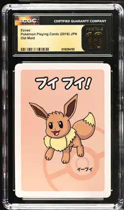 Eevee 2019 Pokemon Japanese Old Maid - Graded CGC Pristine 10 - Image 1