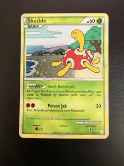 Pokemon Shuckle Holo Rare Heartgold & Soulsilver 11/123 - Image 1
