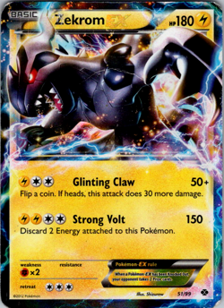 Zekrom EX - 51/99 - Pokemon Next Destinies Black & White - Image 1