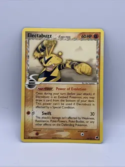 Pokemon TCG Electabuzz 29/101 EX Dragon Frontiers - Image 1
