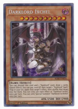Darklord Ixchel - (BLRR-EN076 - 1st Ed - Secret Rare) - NM - Yugioh - Image 1