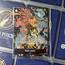 Rob Lucci OP05-093-SR Alt Art English (Illustration Box Promo) One Piece TCG - Image 1