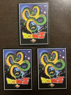 DBZ CCG Non Foil Rare Trunks Card LOT LV 1-3 185 186 187 Dragon Ball Score Z TCG - Image 2