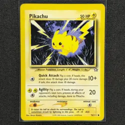 Pikachu – 70/111 - Uncommon – Neo Genesis – Pokemon Card – LP - Image 1