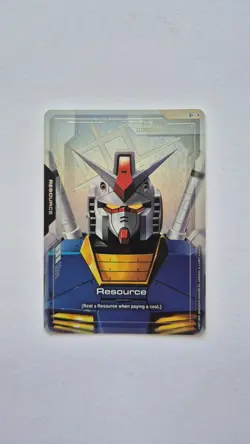 Gundam RX-78 Resource R-002 C+ Gundam Card Game Foil English Near Mint - Image 1