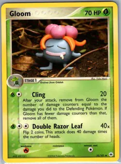 Gloom 35/101 Non Holo Hidden Legends - Pokemon Card - NM - Image 1