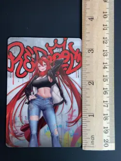 Red Hood 02 Goddess of Victory NIKKE Metallic Pass Collection Card 2739615404 - Image 2