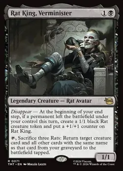 Magic: The Gathering: Rat King, Verminister - TMT #71 FOIL - Image 1